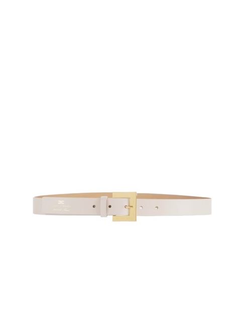 Leather belt with printed logo ELISABETTA FRANCHI | CT22S46E2.CI4